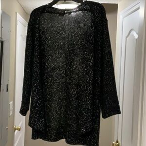 Rafaella Black Dolman Sleeve Crew Neck Sweater